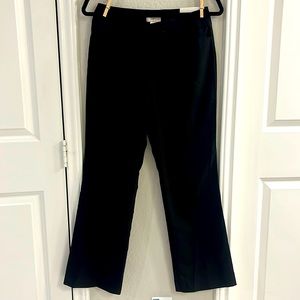 Ann Taylor Loft curvy black trouser, size 2P